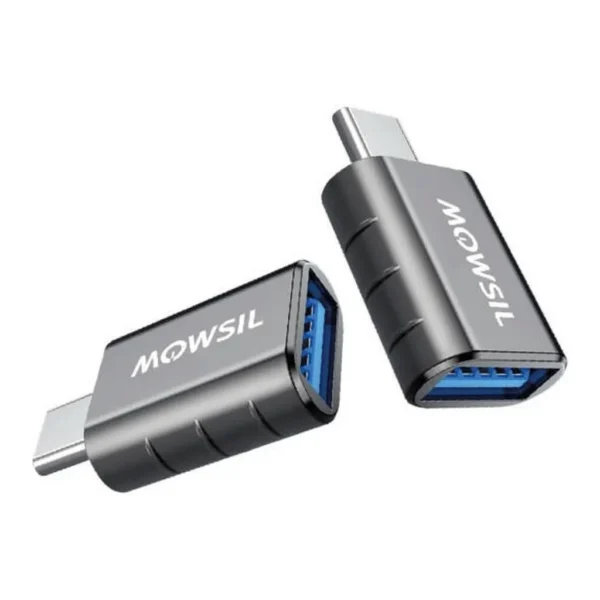 d98478c62e7516c8e8f43e83a1a4c3ab-md.jpg Mowsil USB-C to USB-A OTG Adapter 5Gbps 2 Pack, High-Speed USB-C Male to USB-A Female Converter, Fast Data Transfer & Charging for MacBook, iPad Pro, Surface, Android Devices, Silver | MOCHP2