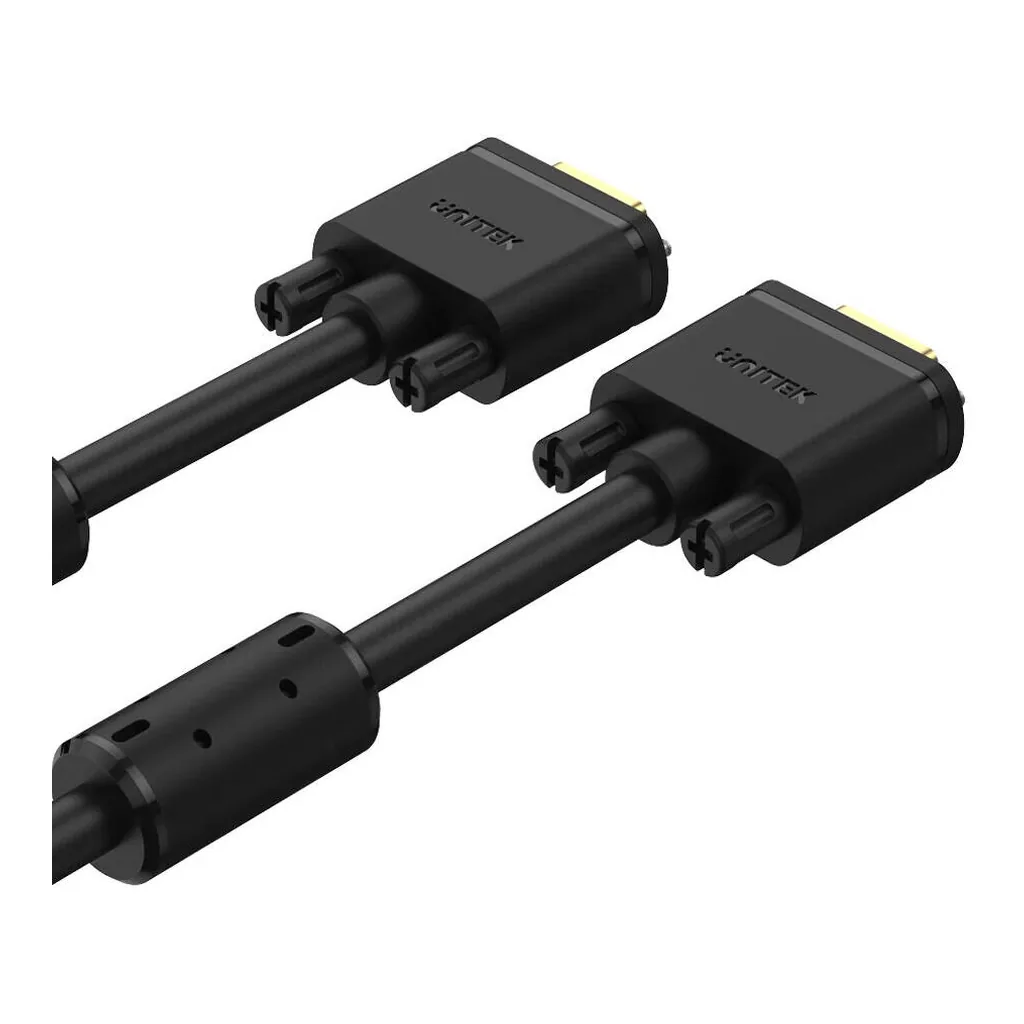 da56be60e937ec93bfc5654ec3a9bc3d-hi.jpg Unitek VGA 15 Pin (3C+6) Monitor Cable, 1920 x 1080P Resolution, Aluminium Foil Shielding And Ferrite Beads, Gold-Plated, Bare Copper Wire, 10 Meter Cable Length, Black | Y-C506G