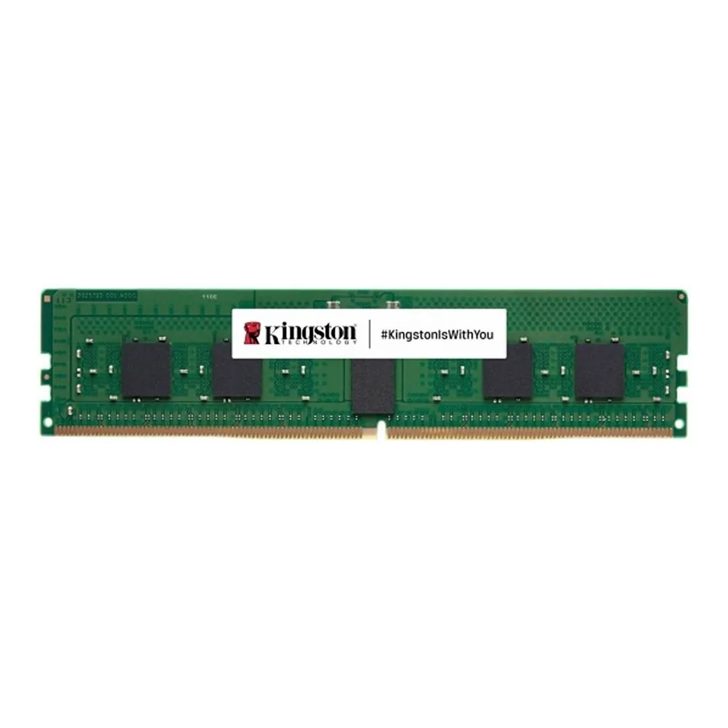 Kingston DDR5 Server Premier Memory, 16GB Memory Capacity, 5600MT/s Memory Speed, CL46 CAS Latency, ECC Registered | KSM56R46BS8PMI-16HAI - Image 1 Kingston DDR5 Server Premier Memory, 16GB Memory Capacity, 5600MT/s Memory Speed, CL46 CAS Latency, ECC Registered | KSM56R46BS8PMI-16HAI - Image 1