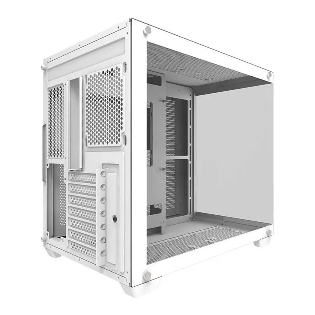 DarkFlash C285P ATX Tempered Glass Side Panel Gaming PC Case, 360mm Radiator & 9x 12cm Fan Support, 8mm SPCC & Tempered Glass Material Dual Side Glass Panel, White | C285P-W – Gallery image 2 DarkFlash C285P ATX Tempered Glass Side Panel Gaming PC Case, 360mm Radiator & 9x 12cm Fan Support, 8mm SPCC & Tempered Glass Material Dual Side Glass Panel, White | C285P-W – Gallery image 2