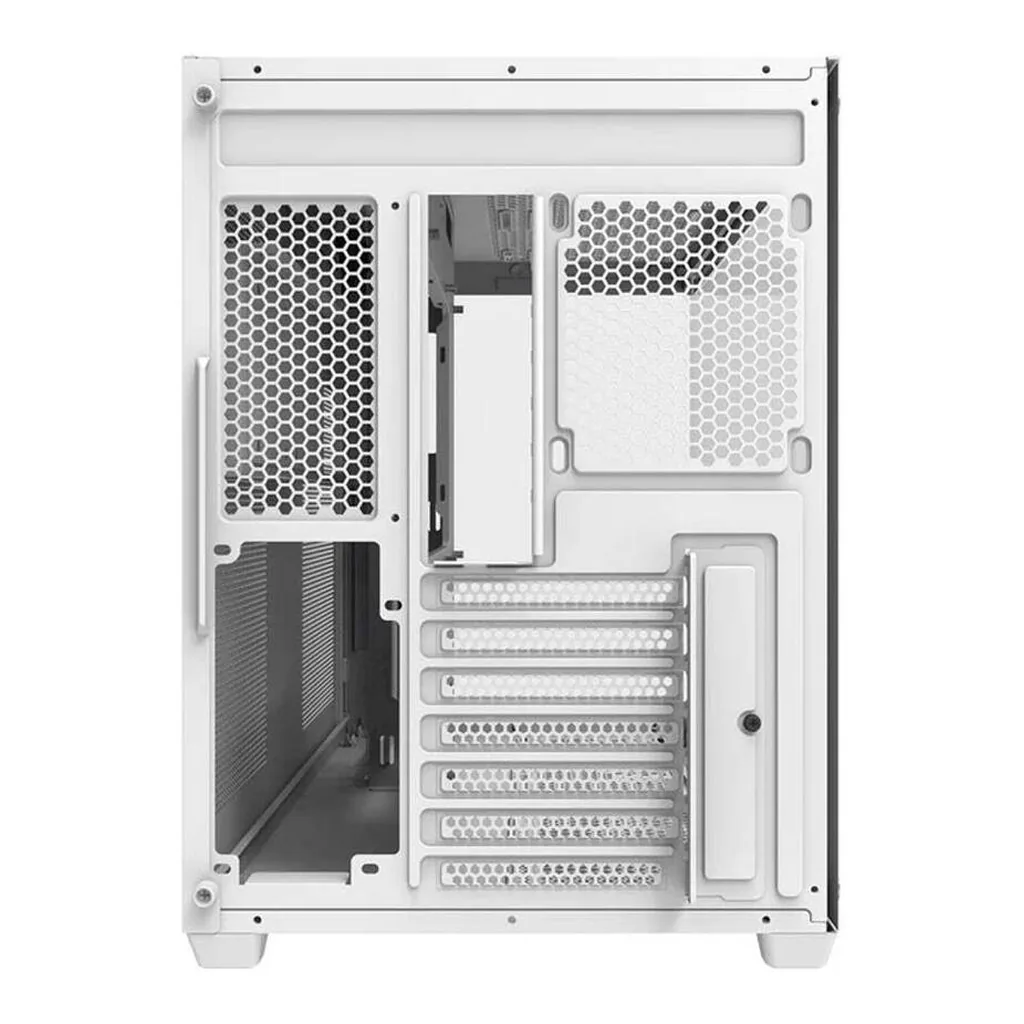 DarkFlash C285P ATX Tempered Glass Side Panel Gaming PC Case, 360mm Radiator & 9x 12cm Fan Support, 8mm SPCC & Tempered Glass Material Dual Side Glass Panel, White | C285P-W – Gallery image 5 DarkFlash C285P ATX Tempered Glass Side Panel Gaming PC Case, 360mm Radiator & 9x 12cm Fan Support, 8mm SPCC & Tempered Glass Material Dual Side Glass Panel, White | C285P-W – Gallery image 5