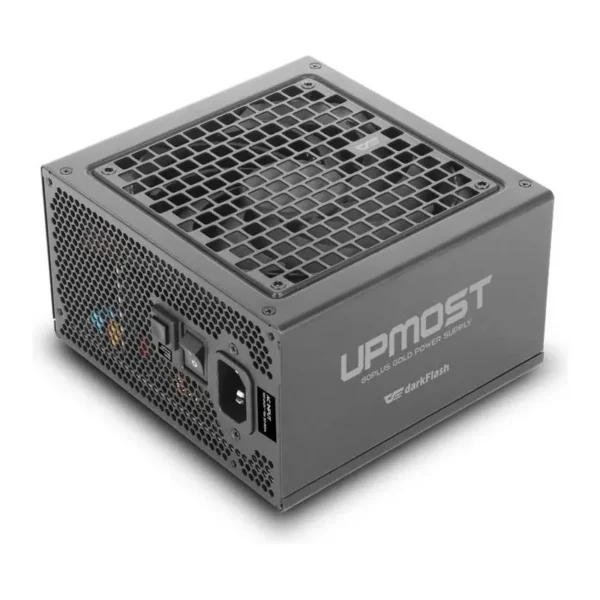 Darkflash Upmost UPT 850W Gold Full Modular Power Supply, Japanese Capacitor, Zero RPM Mode, 120mm Bearing Fan, Standard ATX, Single +12V Output Rail, Active PFC, Black | UPT 850W – Main image Darkflash Upmost UPT 850W Gold Full Modular Power Supply, Japanese Capacitor, Zero RPM Mode, 120mm Bearing Fan, Standard ATX, Single +12V Output Rail, Active PFC, Black | UPT 850W – Main image