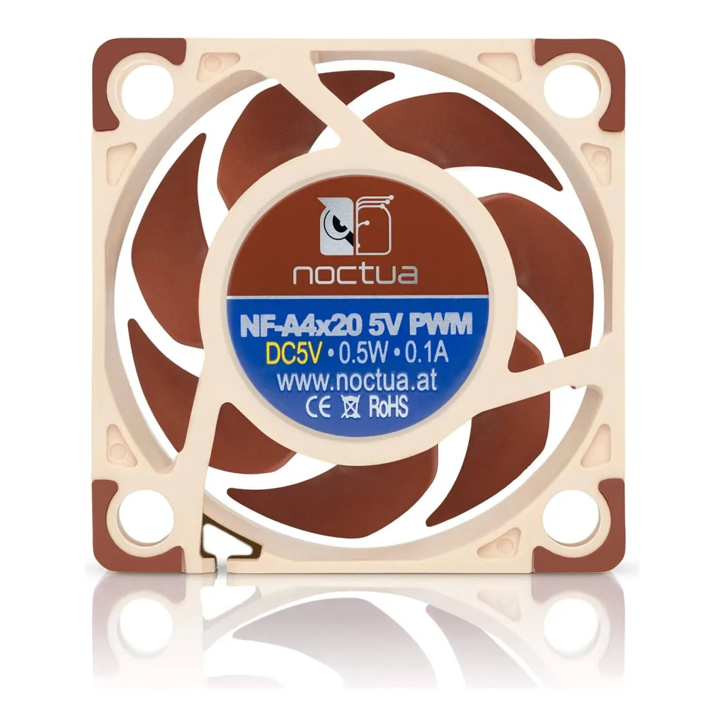 Noctua NF A4x20 5V PWM 40mm Cooling Fan, Brown - Image 9 Noctua NF A4x20 5V PWM 40mm Cooling Fan, Brown