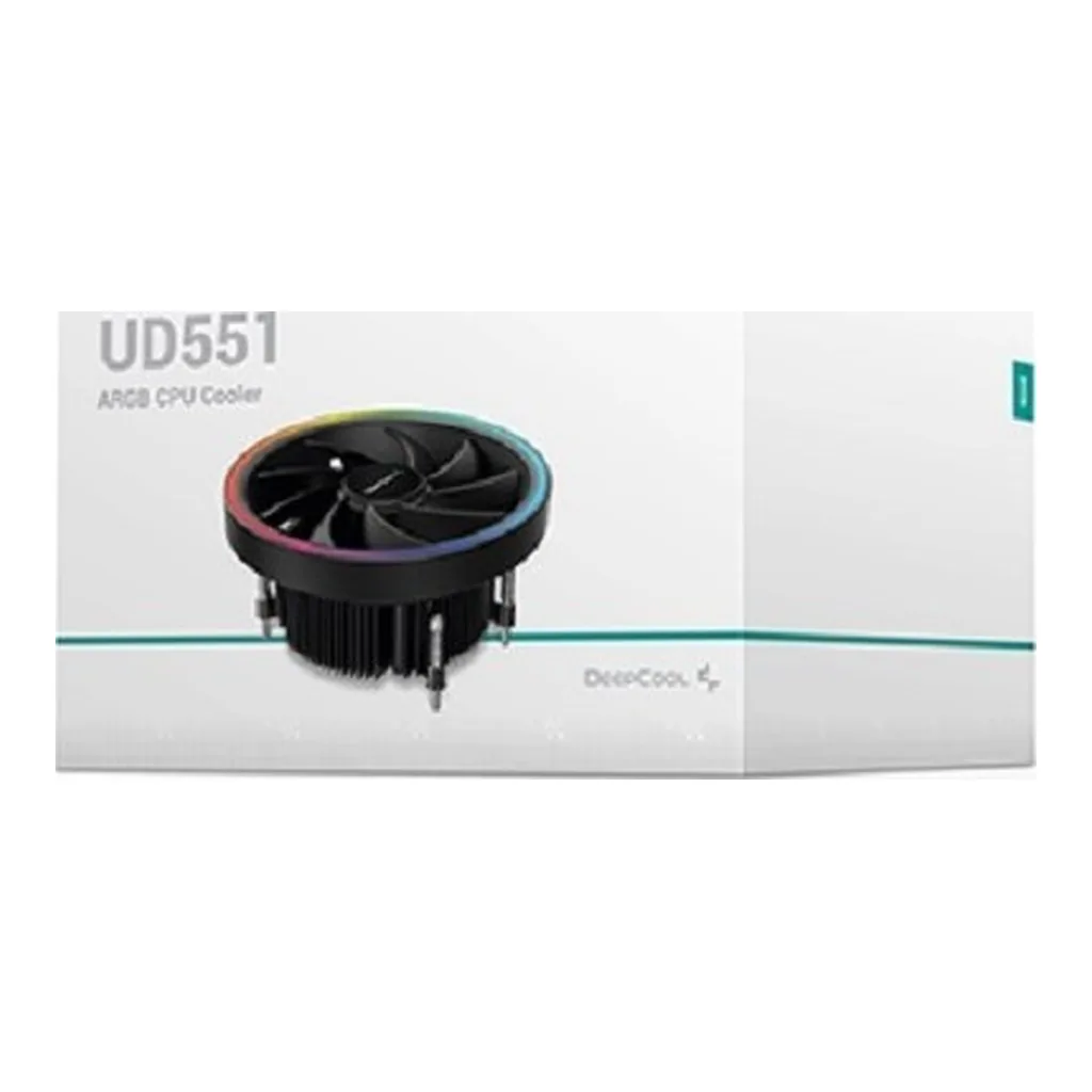 Deepcool UD551 ARGB CPU Cooler for AMD AM4 Top Flow Cooling Solution | R-UD551-BKAMAB-G-1 - Image 6 Deepcool UD551 ARGB CPU Cooler for AMD AM4 Top Flow Cooling Solution | R-UD551-BKAMAB-G-1
