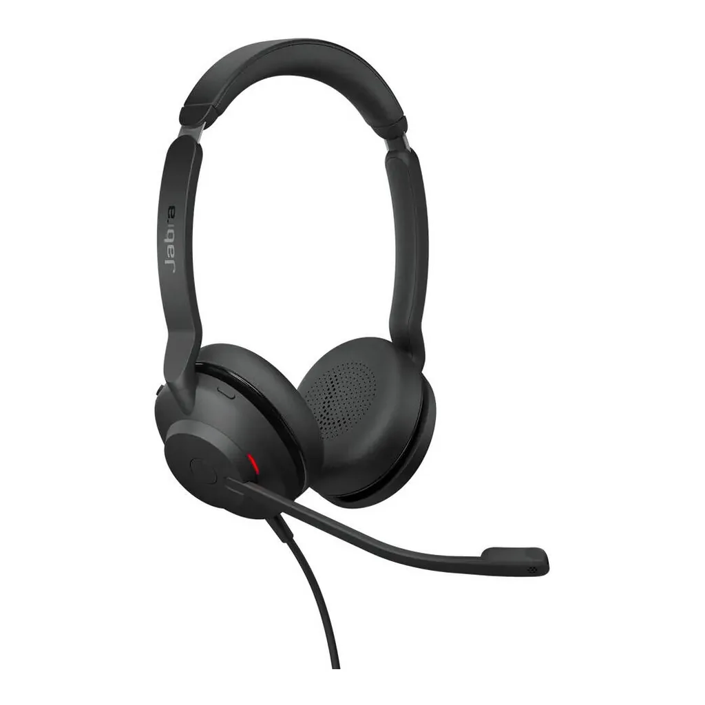dc056eb6acd6c5415b0c20c870686401-hi.jpg Jabra Evolve2 30 SE MS Stereo Wired Headset, 28mm Speaker Size, Noise-Isolating Ear Cushions, Adjustable Headband, Boom Type Microphone, USB-A/USB-C Connectivity, Black