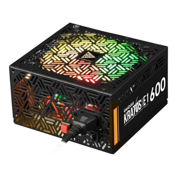 dc4a642c1e0e8d2ef2d769bda16c3633-hi.jpg Gamdias Kratos E1-600 ARGB Power Supply, 600W Total Power, High Airflow & Low Noise Bearing, 6+2 Pin PCIE, ATX12V v2.4, Meets 80% Efficiency, Support C6/C7 Power States | GD-KRATOS-E1-600