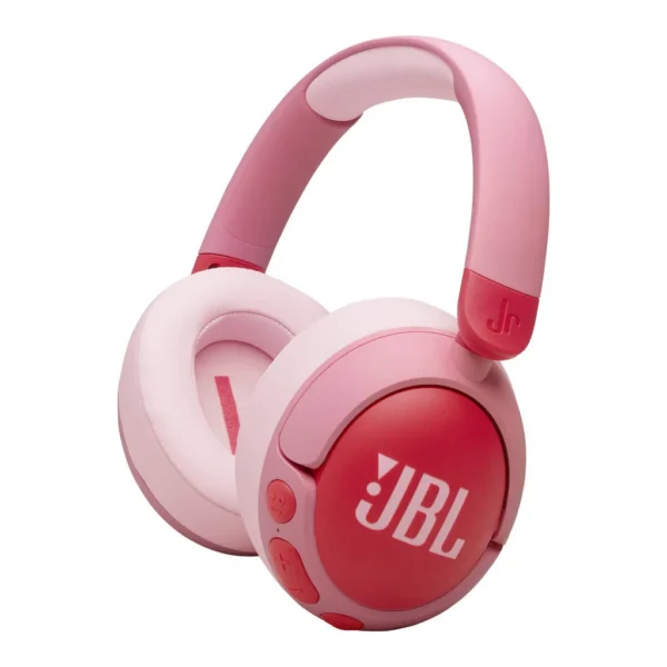 dcba21900286b091f38b99b973631a9e-hi.jpg JBL Junior 470NC Headphones, 32mm Dynamic Drivers, Parental Control with Customizable Volume & Playtime, 500 mAh Battery Capacity, Bluetooth 5.3 Connectivity, Pink