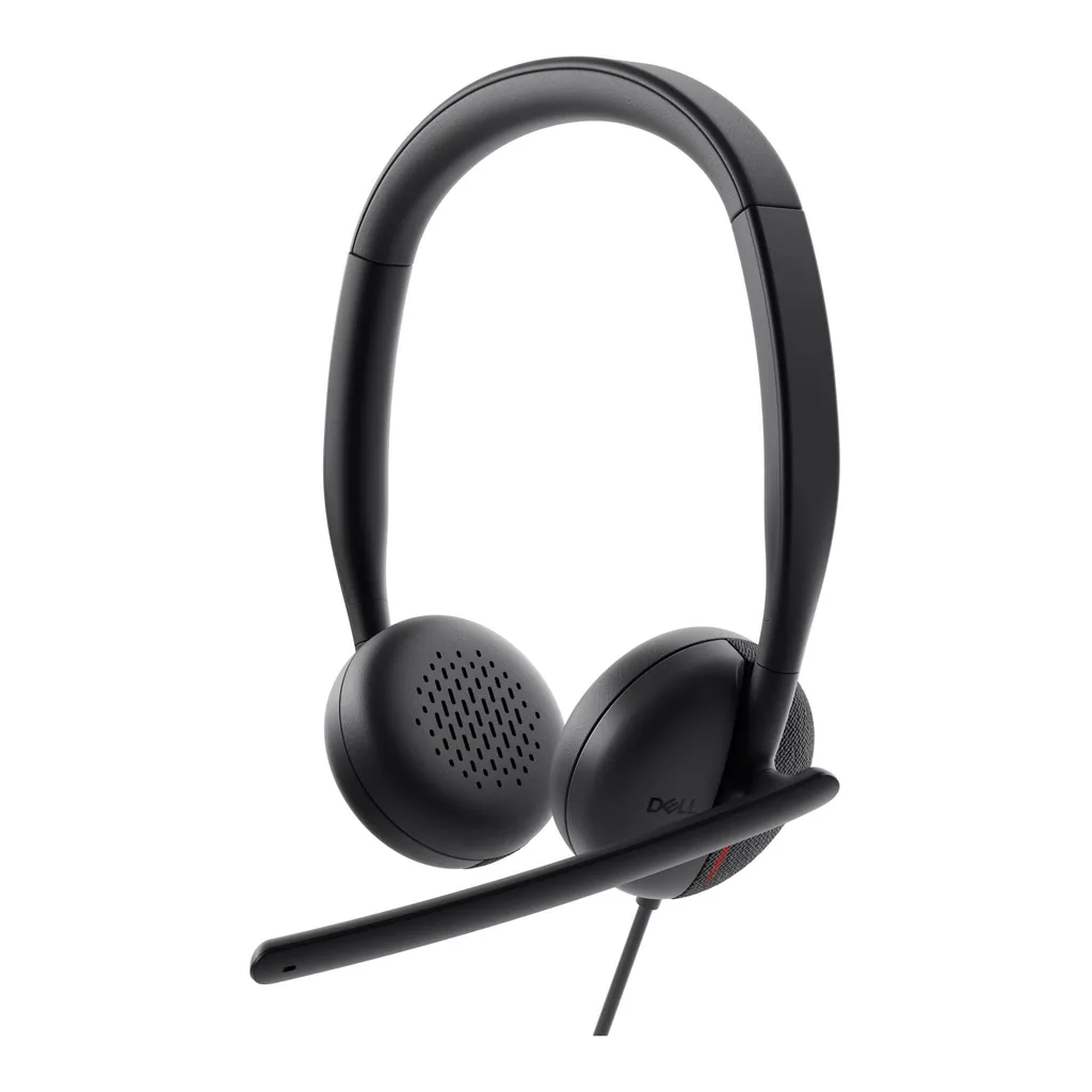 dd0dd296c1580ce4c1ad26856789124f-hi.jpg Dell WH3024 Wired On-Ear Headset, 28mm Speaker Size, Passive Noise Cancellation, Uni-Directional, AI Beam Forming, 2m Cable Length, USB Type-C Wired, Black