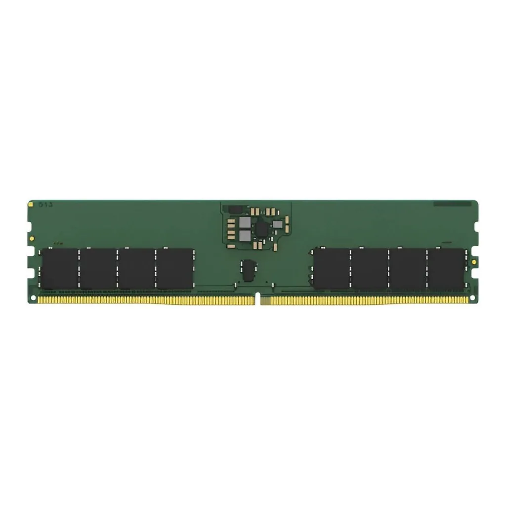 Kingston ValueRAM DDR5 CUDIMM Desktop Memory, 32GB Capacity, 6400 MHz Memory Speed, CL52 CAS Latency, 1.1 Voltage, Non-ECC, 288-Pin, Unbuffered | KVR64A52BS8-32 - Image 1 Kingston ValueRAM DDR5 CUDIMM Desktop Memory, 32GB Capacity, 6400 MHz Memory Speed, CL52 CAS Latency, 1.1 Voltage, Non-ECC, 288-Pin, Unbuffered | KVR64A52BS8-32 - Image 1