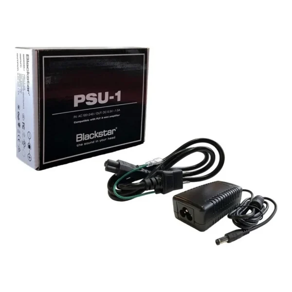 de9070b829ac2f9ce094d8f085bd0c0c-hi.jpg Blackstar PSU-1 Power Supply, Official AC Adapter for Fly 3 and Fly 103 Amplifiers, 6.5V DC Power Supply, Replacement Power Adapter for Blackstar Fly Series, Black | BA900613VA-H