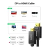 dea70d48ba300b0d1dad9639510b0905-hi.jpg UGREEN 4K UHD DisplayPort to HDMI Uni-Directional Cable, 4Kx2K @30Hz Resolution, 2.25Gbps Bandwidth, Gold-Plated Connectors, Durable PVC Case Material, 2 Meter Cable Length, Black