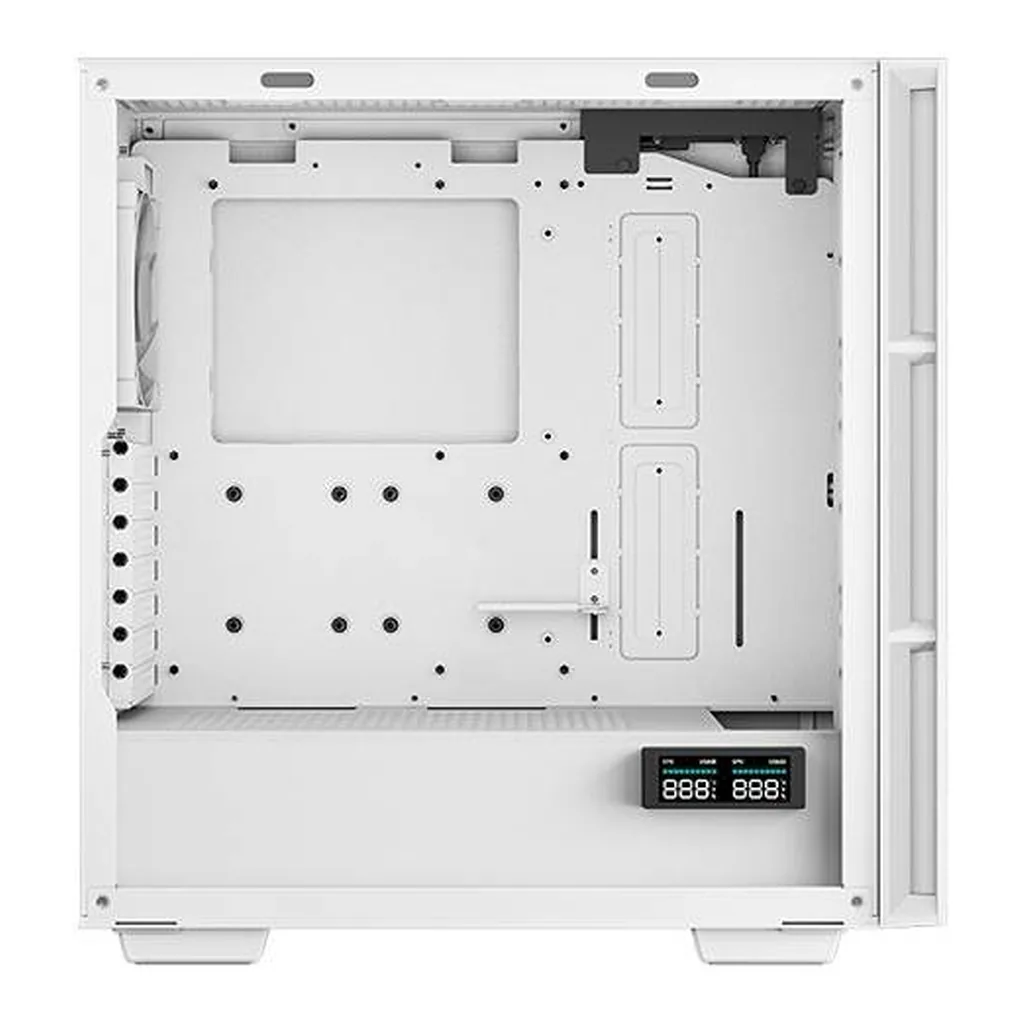 Deepcool CH560 Digital ATX Mid Tower Computer Case, ABS+SPCC+Tempered Glass Materials, Real-Time Dual-Status Digital Display, Hybrid Airflow Glass Side Panel, White | R-CH560-WHAPE4D-G-1 – Gallery image 5 Deepcool CH560 Digital ATX Mid Tower Computer Case, ABS+SPCC+Tempered Glass Materials, Real-Time Dual-Status Digital Display, Hybrid Airflow Glass Side Panel, White | R-CH560-WHAPE4D-G-1 – Gallery image 5