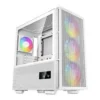 Deepcool CH560 Digital ATX Mid Tower Computer Case, ABS+SPCC+Tempered Glass Materials, Real-Time Dual-Status Digital Display, Hybrid Airflow Glass Side Panel, White | R-CH560-WHAPE4D-G-1 – Main image Deepcool CH560 Digital ATX Mid Tower Computer Case, ABS+SPCC+Tempered Glass Materials, Real-Time Dual-Status Digital Display, Hybrid Airflow Glass Side Panel, White | R-CH560-WHAPE4D-G-1 – Main image