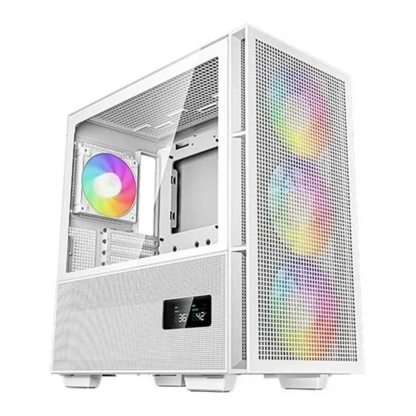 Deepcool CH560 Digital ATX Mid Tower Computer Case, ABS+SPCC+Tempered Glass Materials, Real-Time Dual-Status Digital Display, Hybrid Airflow Glass Side Panel, White | R-CH560-WHAPE4D-G-1 – Main image Deepcool CH560 Digital ATX Mid Tower Computer Case, ABS+SPCC+Tempered Glass Materials, Real-Time Dual-Status Digital Display, Hybrid Airflow Glass Side Panel, White | R-CH560-WHAPE4D-G-1 – Main image
