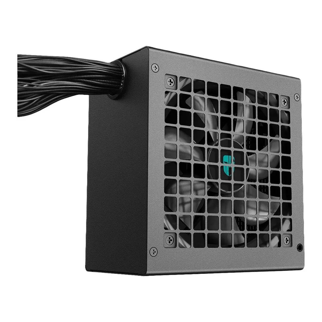 DeepCool PF700X Non-Modular Power Supply, 700W Power, ATX12V V2.52, 80 PLUS Bronze Efficiency, 120mm Longlife HYB Fan, Taiwanese + Japanese Electrolytic Capacitors, Black | R-PF700X-HD0B-JGUK – Gallery image 3 DeepCool PF700X Non-Modular Power Supply, 700W Power, ATX12V V2.52, 80 PLUS Bronze Efficiency, 120mm Longlife HYB Fan, Taiwanese + Japanese Electrolytic Capacitors, Black | R-PF700X-HD0B-JGUK – Gallery image 3