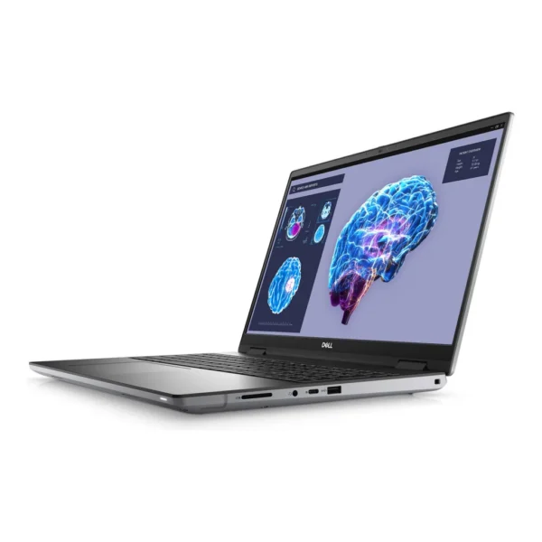 Dell Precision 7680 Mobile Workstation Laptop, 16" FHD+ 60Hz Display, Intel Core i7-13850HX, 32GB RAM, 512GB SSD, NVIDIA RTX 1000 Ada 6GB GPU, English Keyboard, Win11Pro, Grey – Main image Dell Precision 7680 Mobile Workstation Laptop, 16" FHD+ 60Hz Display, Intel Core i7-13850HX, 32GB RAM, 512GB SSD, NVIDIA RTX 1000 Ada 6GB GPU, English Keyboard, Win11Pro, Grey – Main image