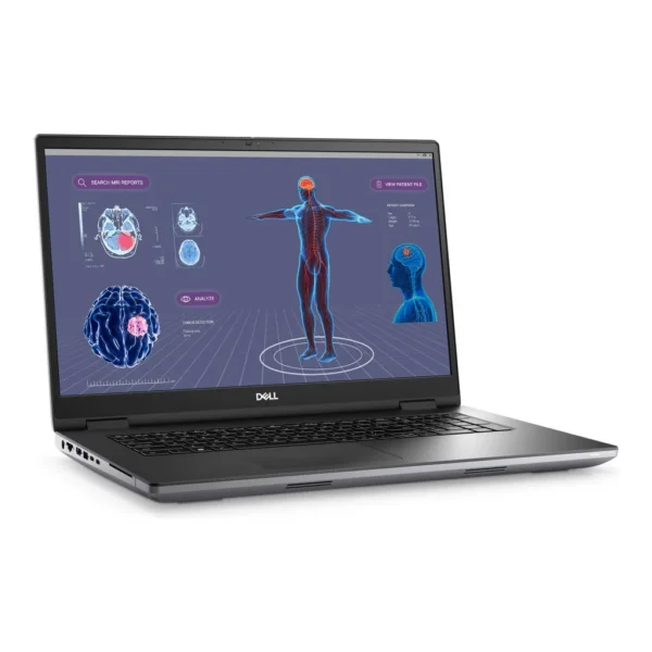 Dell Precision 7780 Workstation Laptop, 17.3" FHD 60Hz Display, Intel Core i9-13950HX vPro, 32GB RAM, 1TB SSD, NVIDIA RTX 2000 Ada 8GB GPU, English US K/B, Win 11 Pro, Grey – Main image Dell Precision 7780 Workstation Laptop, 17.3" FHD 60Hz Display, Intel Core i9-13950HX vPro, 32GB RAM, 1TB SSD, NVIDIA RTX 2000 Ada 8GB GPU, English US K/B, Win 11 Pro, Grey – Main image