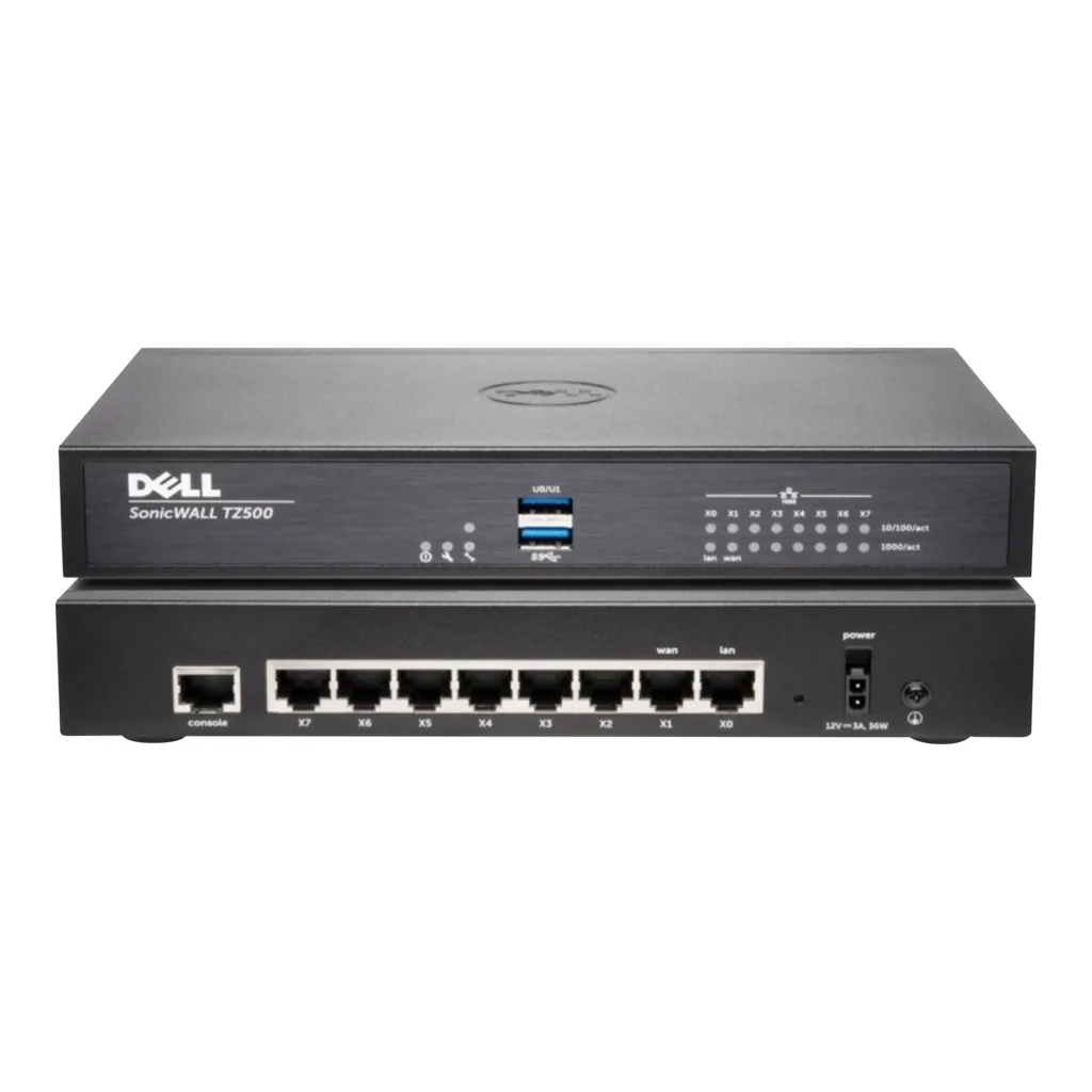 Dell Security SonicWALL Tz500 Total Secure 1Y | 01-SSC-0445 – Gallery image 1 Dell Security SonicWALL Tz500 Total Secure 1Y | 01-SSC-0445 – Gallery image 1