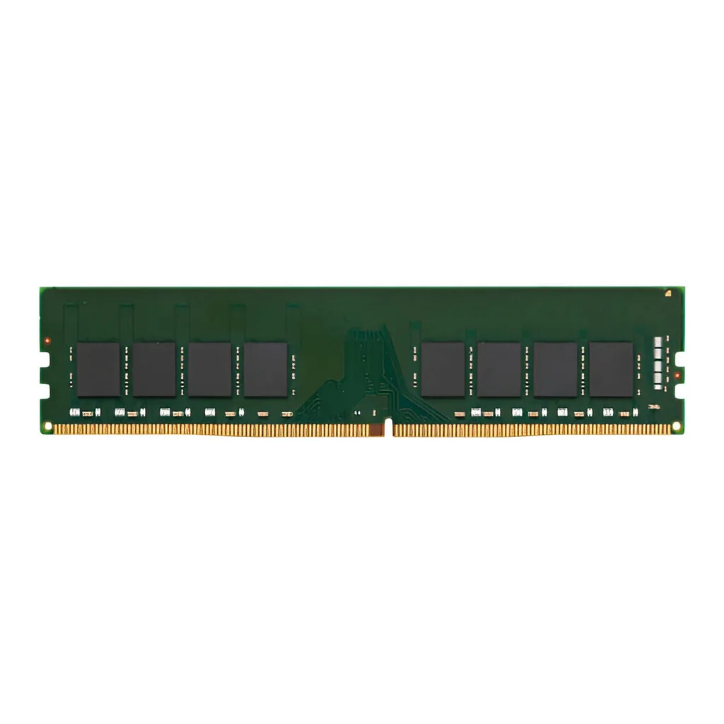 Kingston 16GB DDR4 Desktop Memory, 3200 MT/s Memory Speed, CL22 CAS Latency, 288-Pin, 1.2 Voltage | KVR32N22D8/16 - Image 1 Kingston 16GB DDR4 Desktop Memory, 3200 MT/s Memory Speed, CL22 CAS Latency, 288-Pin, 1.2 Voltage | KVR32N22D8/16 - Image 1