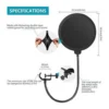 e02babcd80eba8662f2e58c673e4b605-hi.jpg NEEWER Professional Microphone Pop Filter Shield