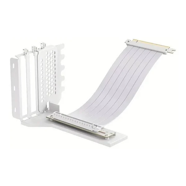 TEUCER Vertical GPU Mounting Bracket Kit, White | PCI-E4.0-Vertical-Mount - Image 1 TEUCER Vertical GPU Mounting Bracket Kit, White | PCI-E4.0-Vertical-Mount