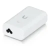 e192854b35a11cc80617cce32b337154-hi.jpg Ubiquiti Networks 15W PoE Adapter, 48V DC 0.32A Output, Gigabit Ethernet Port, Plug-and-Play Power for UniFi Devices, Compact Design, White | U-PoE-af
