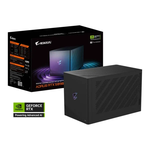 e1cb182b1490e25e7094e3e43356eb94-hi.jpg GIGABYTE AORUS RTX 5090 AI Box Graphics, 32GB GDDR7 512-Bit Memory, 2407 MHz Graphics Clock, 21760 CUDA Cores, 28 Gbps Memory Speed, PCI Express 5.0