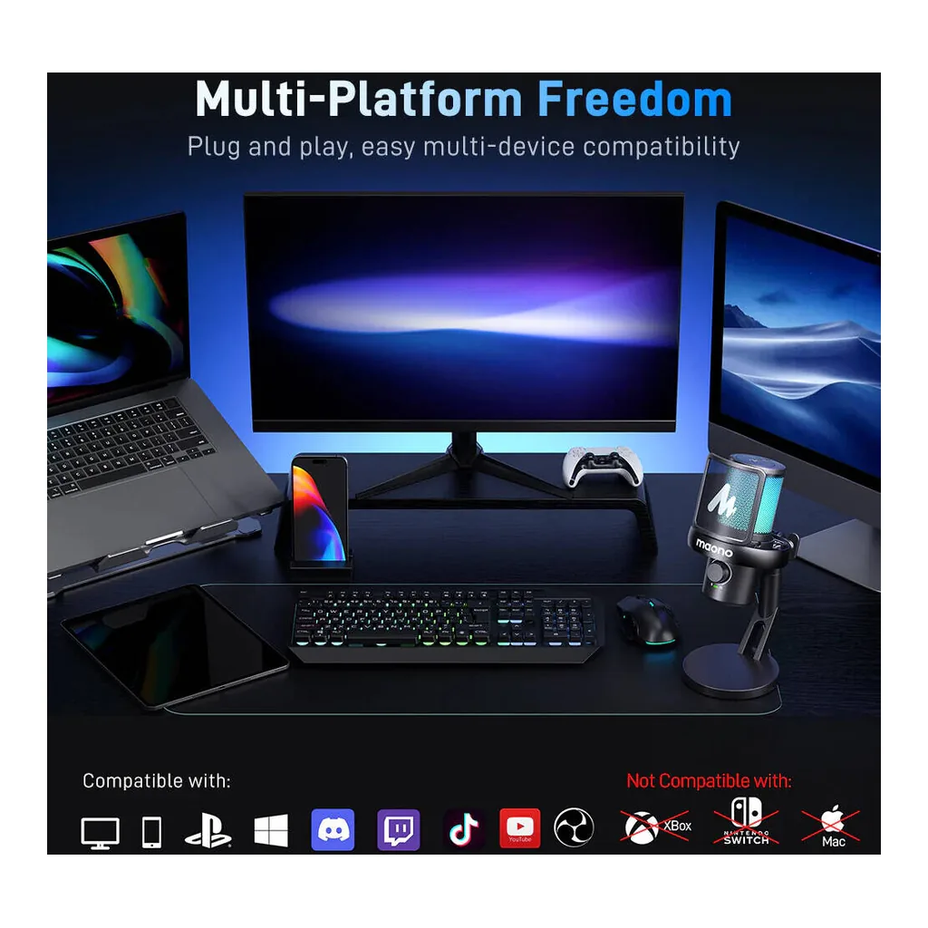 e1cb803b6d278848c4c4e38be8188d8c-hi.jpg Maono DM40 Pro USB/Wireless Gaming Desktop Microphone