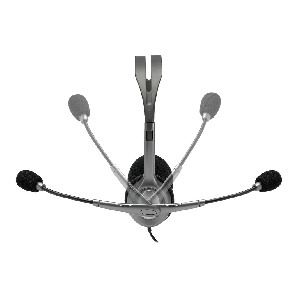 e2684112700e934c89e07bfe41a73eae-hi.jpg Logitech H110 Wired Stereo Headset, Dark Grey, Dual 3.5mm Plugs, Rotating Boom Microphone, Adjustable Headband, Foam Ear Cushions, Windows Compatible