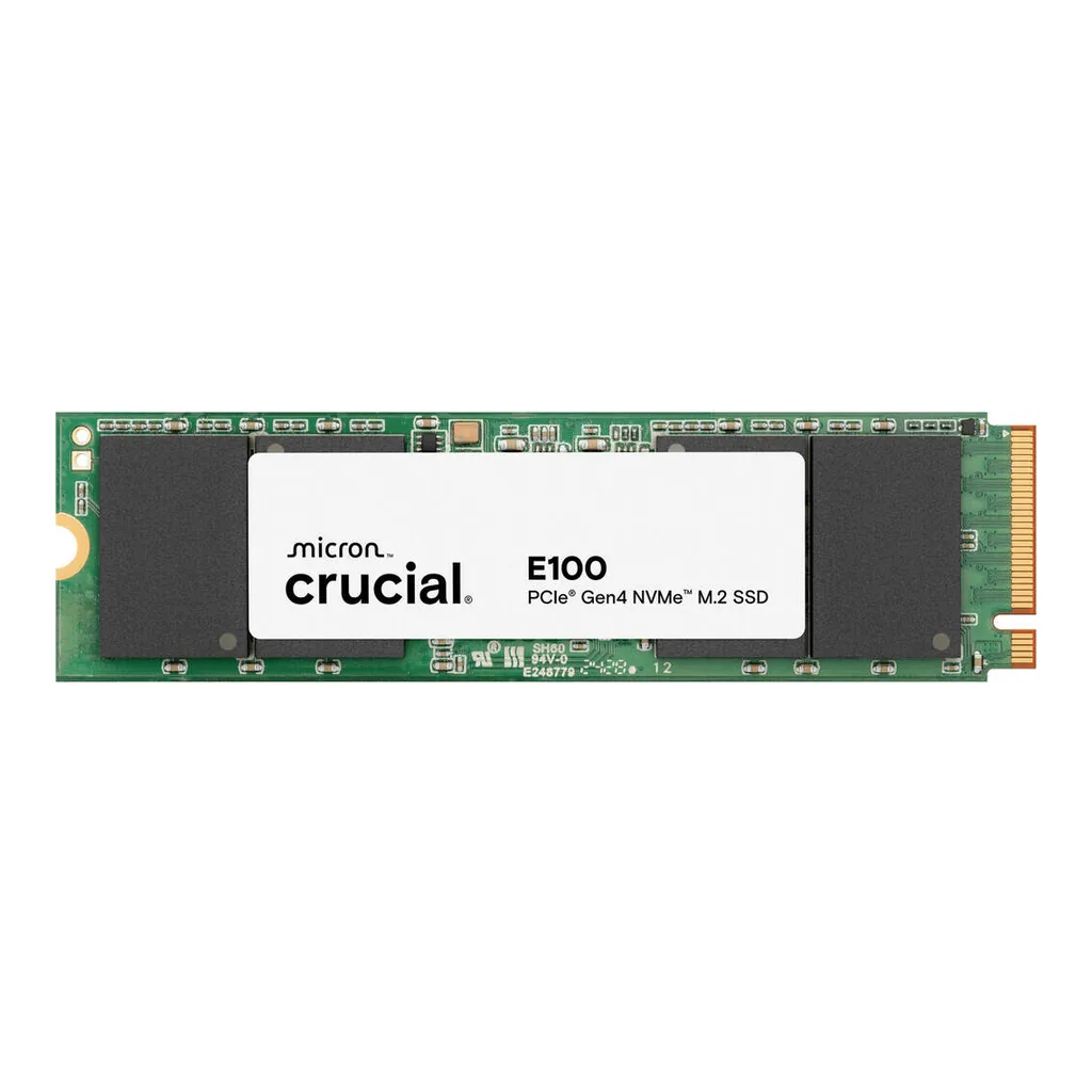e2b82d6fbdd4dc6657d8a0705c422f5f-hi.jpg Crucial Gen4 E100 Internal SSD, 2TB Storage Capacity, M.2 Form Factor, 3D NAND Technology, Up To 5000MB/s Read Speed & Up To 4500MB/s Write Speed | CT2000E100SSD8