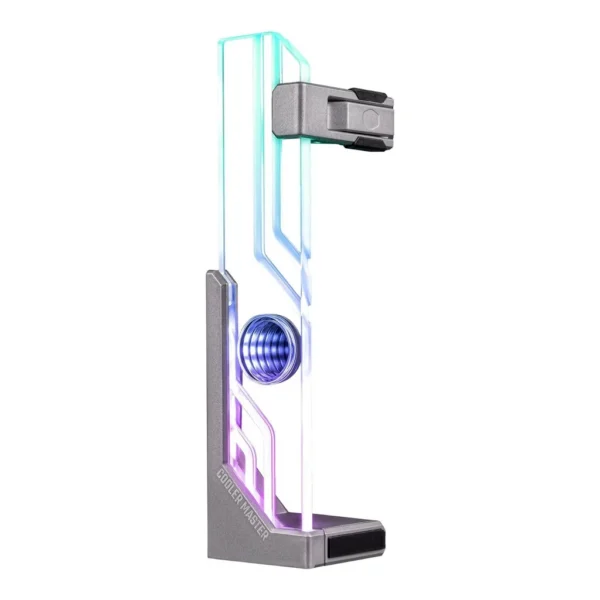 Cooler Master Atlas aRGB GPU Support Bracket, Silver Gray | MCA-U000R-AGSBTG-00 - Image 1 Cooler Master Atlas aRGB GPU Support Bracket, Silver Gray | MCA-U000R-AGSBTG-00