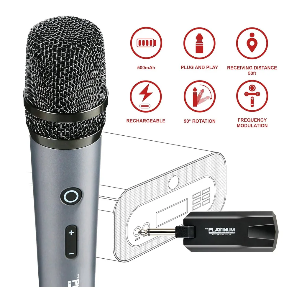 e465ba58bcd8ebe91404f07b0b1915c3-hi.jpg Platinum Karaoke B10 Single Portable Rechargeable Wireless Microphone
