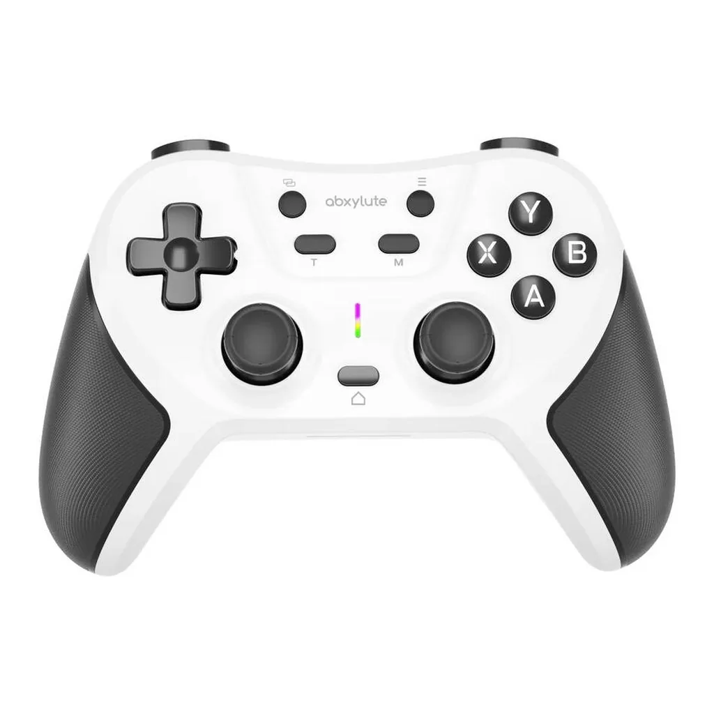 e4a010be4679499cbafe5871b2d06511-hi.jpg abxylute C5P Wireless Gaming Controller, Hall Effect Sticks & Triggers, 2.4GHz Wireless Dongle, Bluetooth, Turbo Mode, Remappable Buttons, Vibration Feedback, Multi-Platform Support, Black/White