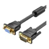 e4c7a7dc6d235ebc13e70a9bbbe86d14-hi.jpg Vention VGA Extension Cable, Gold-Plated Interface, Dual Ferrite Cores, Dual Modes, Aluminum Foil + Gourd Wire Shielding, PVC Shell & Jacket, Copper Conductor, 2 Meter Cable Length, Black | DAGBH