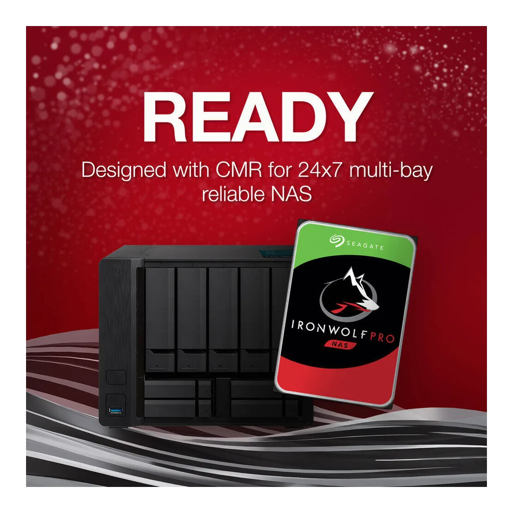 e5aea803c3a277720e596dfd515b343e-hi.jpg Seagate 4TB IronWolf Pro SATA III 3.5" Internal NAS HDD, Up to 250 MB/s Data Transfer Rate, 256MB Cache, 7200 rpm, 2Mn Hours MTBF, 550TB TBW, SATA III 6 Gb/s Interface | ST4000NT001