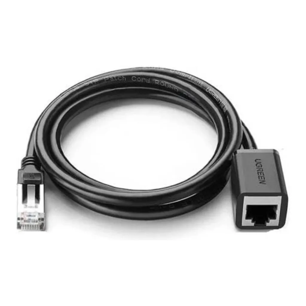 e69ca71ba3d5e103d88a7c0ca9c77fe2-hi.jpg UGREEN NW112 Cat 6 F/UTP Ethernet RJ45 Extension Male/Female Patch Cords 3M, Black