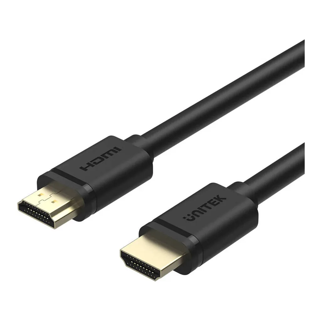 e6ff4226665de6ef04f8dc7591dc996b-hi.jpg Unitek 4K HDMI Cable, 4K UHD Resolution, Supports 3D Display, Twisted Pair Cabling Technology, Gold Plated, Fine Copper Wire, 15M Cable Length, Black