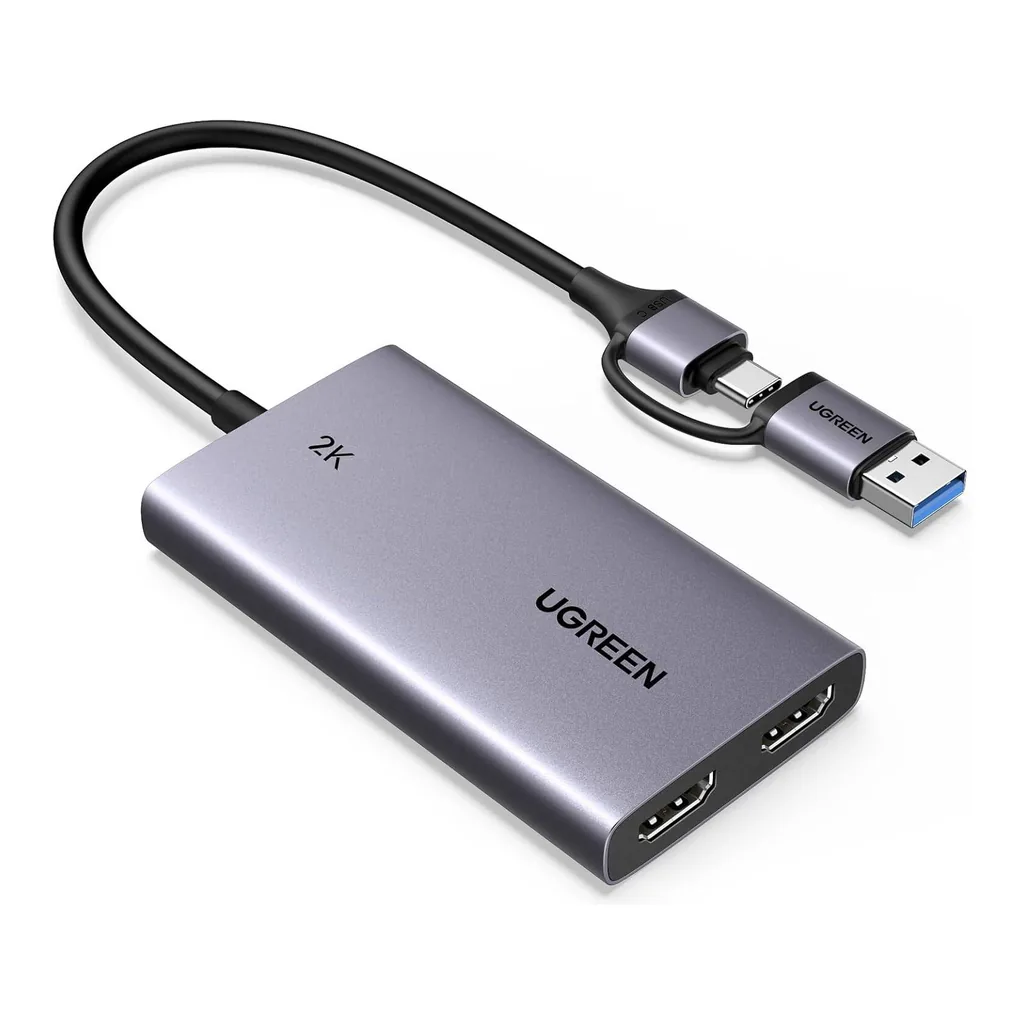 UGREEN 25773 USB 3.0 Video Capture Card, 4K30 HDMI Passthrough and 2K30 Capture - Image 1 UGREEN 25773 USB 3.0 Video Capture Card, 4K30 HDMI Passthrough and 2K30 Capture