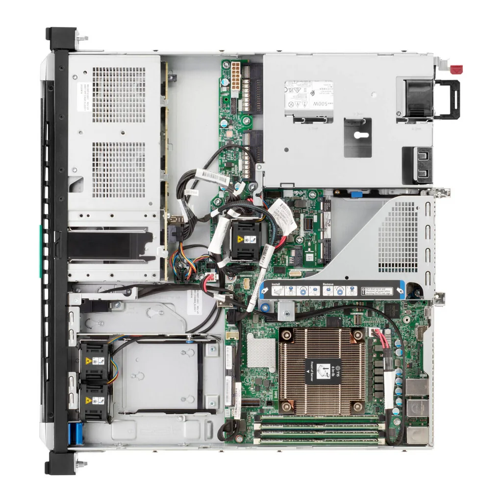 e922396338efe46b88f39a37b48ceddd-hi.jpg HPE ProLiant DL20 Gen11 Server, Intel Xeon 6325P Processor, 32GB RAM, 2x 2TB SATA HDD, Embedded 1GB 4-port BCM5719 Network Adapter, 1x 290W Power Supply | P87462-425