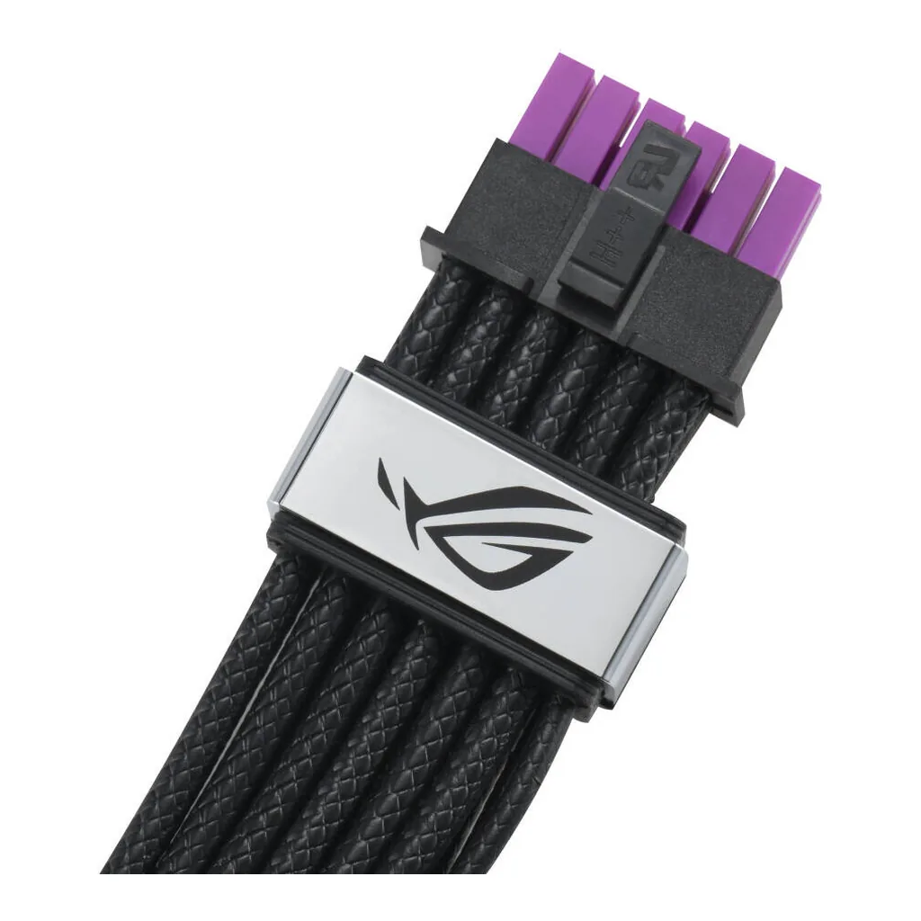 e988cce7d7d16661b11a8b850ae3ad40-hi.jpg ASUS ROG Equalizer 750 mm 16-Pin Power Cable, Black (90YE00BN-B0QA00)
