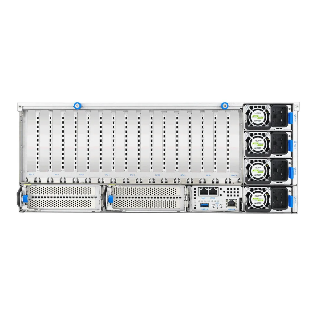 eb5e4cee911c2c3f83ca02ad921677fa-hi.jpg HPC AMD EPYC 4U Server, 2x AMD EPYC 9655 Processor, 96-Cores & 192-Threads, 512GB (8x 64GB) RAM, 4TB NVMe Gen4, 8x GPU Capability, 2x 10GbE LAN ports, 4x 3200W PSU