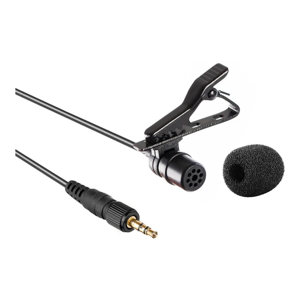 ecd21fa609684c0f6b42aee8fe49e027-hi.jpg Saramonic Replacement Lavalier Microphone with Locking 3.5mm TRS Connector