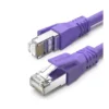 ecffebfc28cba2843f0f54e3dfe071ef-hi.jpg Vention Cat.6a S/FTP Patch Cord, 26AWG, Up to 10Gbps Data Transmisson, OFC Standard, RJ45 Plug, PVC Enclosure, Copper Conductor, 5M Cable Length, Purple