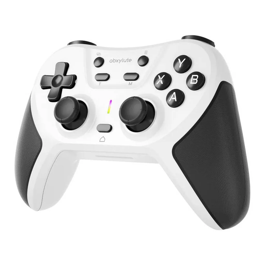 ed0e5e45ee0252761a5c97ab2eb9042d-hi.jpg abxylute C5P Wireless Gaming Controller, Hall Effect Sticks & Triggers, 2.4GHz Wireless Dongle, Bluetooth, Turbo Mode, Remappable Buttons, Vibration Feedback, Multi-Platform Support, Black/White