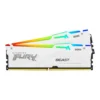 Kingston Fury Beast RGB 32GB (2x 16GB) DDR5 Desktop Memory Kit, 6000MT/s Memory Speed, CL36 CAS Latency, 288-Pin Kit, Intel XMP 3.0 & AMD Expo Profile, White | KF560C36BWE2AK2-32 - Image 3 Kingston Fury Beast RGB 32GB (2x 16GB) DDR5 Desktop Memory Kit, 6000MT/s Memory Speed, CL36 CAS Latency, 288-Pin Kit, Intel XMP 3.0 & AMD Expo Profile, White | KF560C36BWE2AK2-32 - Image 3