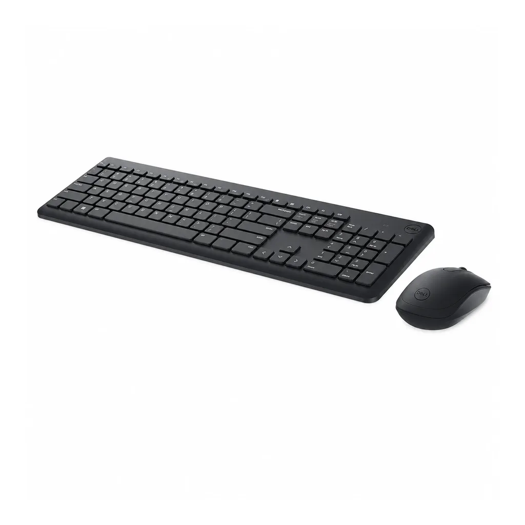 Dell KM3322W Wireless Keyboard and Mouse Combo, English-Arabic, Black Dell KM3322W Wireless Keyboard and Mouse Combo, English-Arabic, Black product image