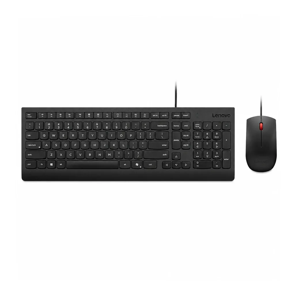 Lenovo Essential Wireless Keyboard and Mouse Combo Gen 2, UK English, Black Lenovo Essential Wireless Keyboard and Mouse Combo Gen 2, UK English, Black product image