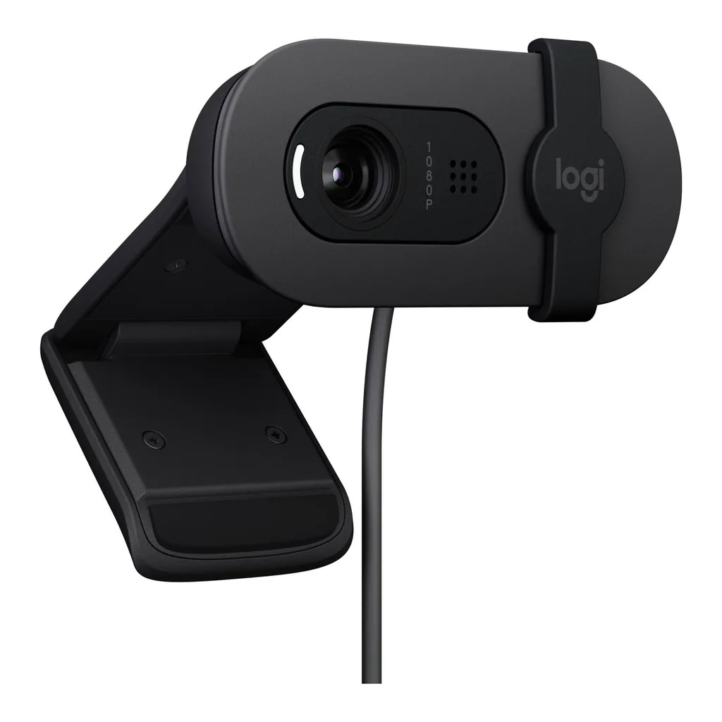 ef9b046472979c01f5e9f2a8fb1b93be-hi.jpg Logitech Brio 105 Full HD 1080p Business Webcam with Auto-Light Balance, Graphite