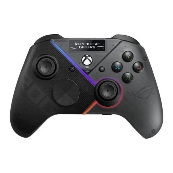 efa4e18b882ee905afc9428e44673d24-hi.jpg ASUS ROG Raikiri Pro PC Controller, Built-In OLED Display, Tri-Mode Connectivity (BT 5.0, Wired USB-C & 2.4GHz Dongle), Selectable Step Triggers, Wide Compatibility, Black