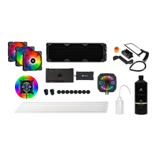 Corsair Hydro X Series iCUE XH303i RGB Custom Cooling Kit | CX-9070004-WW - Image 1 Corsair Hydro X Series iCUE XH303i RGB Custom Cooling Kit | CX-9070004-WW